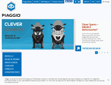 Tablet Screenshot of de.piaggio.com