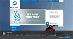 Desktop Screenshot of es.piaggio.com